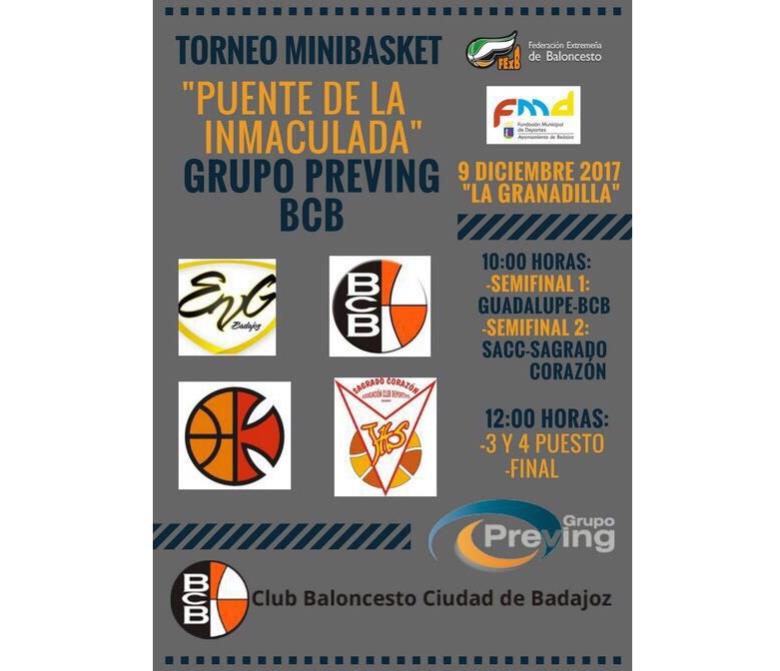 EL BCB ORGANIZA EL I TORNEO MINIBASKET 