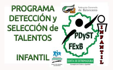 Programa Detección y Selección de Talentos INFANTIL 2018 (2005-2006)