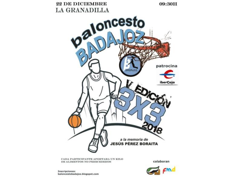 V EDICIÓN DE TORNEO 3X3 DE BALONCESTO 