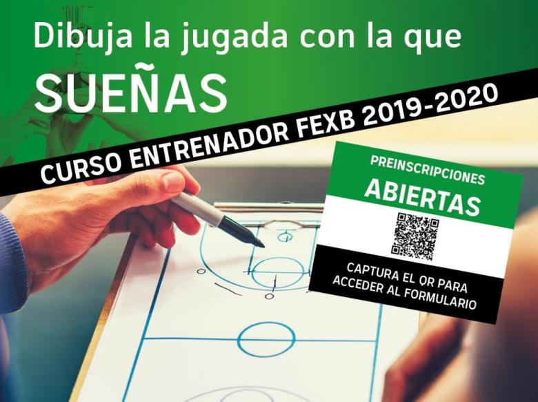 PLAZO DE PREINSCRIPCIÓN HASTA EL 10 DE SEPTIEMBRE PARA CURSO DE ENTRENADOR FExB