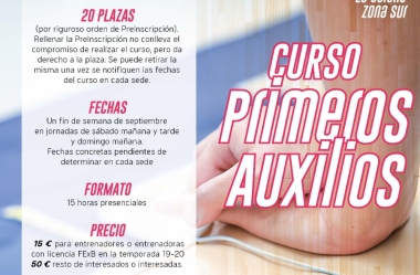 CURSOS DE PRIMEROS AUXILIOS 