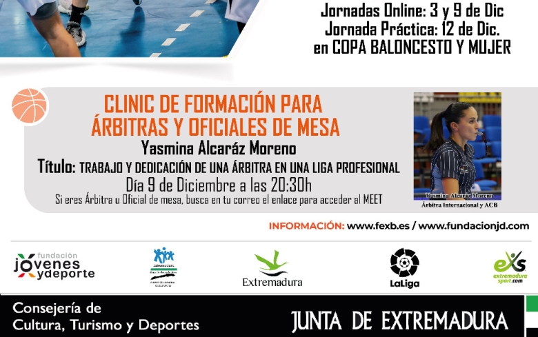 2ª CHARLA del  Clinic de Formación para Árbitras y Oficiales de Mesa 