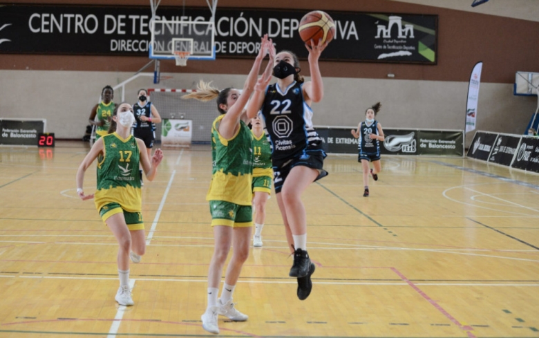 Al-Qázeres y Baloncesto Badajoz, disputanto la final de la Copa Judex en marzo