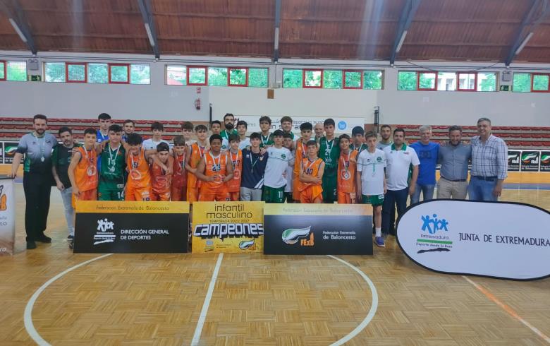 SAGRADO CORAZÓN LITHIUM IBERIA Y CIVITAS PACENSIS, CAMPEONES DE EXTREMADURA INFANTIL