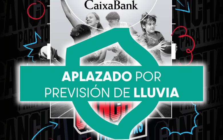 APLAZADO EL PLAZA 3X3 CAIXABANK DE PLASENCIA POR PREVISIÓN DE LLUVIAS