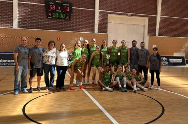Alter Enersun Al-Qázeres se corona campeón de la Copa de Extremadura Femenina tras vencer con autoridad 58-78 a Hierros Díaz Miralvalle 