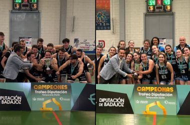 El Vítaly La Mar BCBadajoz y el Baloncesto Badajoz son campeones del Trofeo Diputación de Badajoz