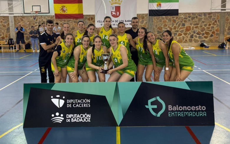 El CB Al-Qázeres ADC Verde se corona campeón del Trofeo Diputaciones tras vencer en la final al BB Baloncesto Badajoz